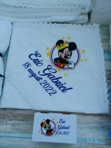 Trusou botez baiat Mickey Mouse cu stelute 10 piese