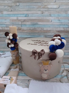 Trusou botez baiat Ursulet baloane 