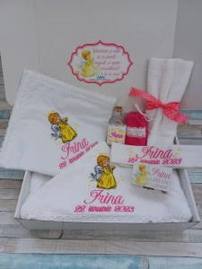 Trusou botez fetita Ingeras Roz Irina , 8 piese