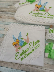 Trusou botez personalizat Clopotica ,8 piese