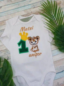 Body personalizat Lion Baby 1 anisor