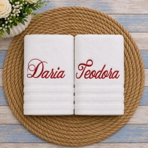 Set 2 prosoape personalizate cu nume