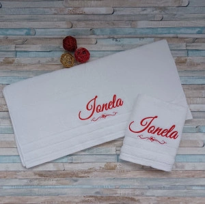 Set 2 prosoape personalizate Ionela