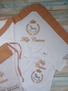 Set baita a doua zi -cadou Nou nascut Calut 4 piese