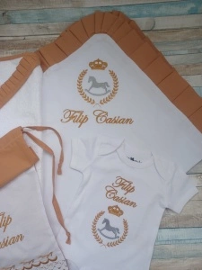 Set baita a doua zi -cadou Nou nascut Calut 4 piese