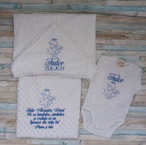 Set baita a doua zi -cadou Nou nascut-Ingeras
