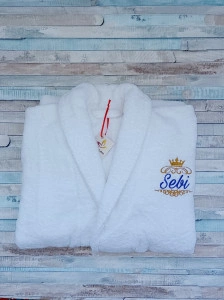 Set halate baie din bumbac personalizate