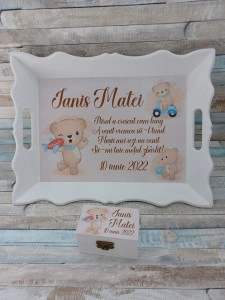 Set Tavita Mot Personalizata Ursulet Teddy bear