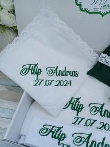 Trusou botez baiat Personalizat nume ,8 piese