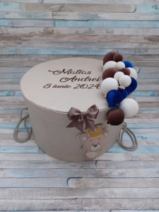 Trusou botez baiat Ursulet baloane 