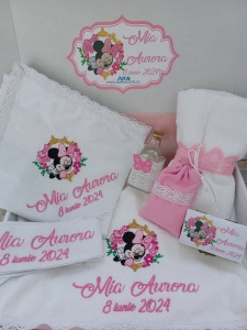 Trusou botez Minnie roz