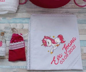 Trusou botez unicorn roz