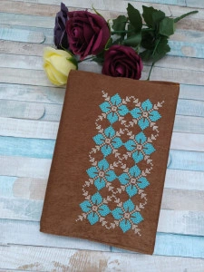 Agenda A5 personalizata Model traditional Bleu/Bej