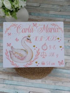 Cufar lemn personalizat Lebada