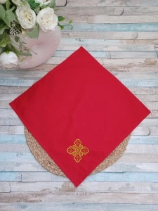 Procovat -Servetel pentru Impartasanie, dimensiune 30x30 cm rosu