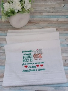 Prosop brodat Cadou bunici