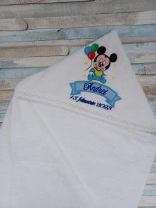 Prosop cu gluga personalizat Mickey Baloane 