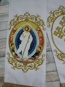 Semn pentru Sfanta Evanghelie Invierea Domnului Cruce Patriarhală