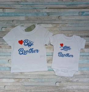 Set body si tricou Little Brother Big Brother