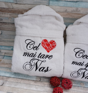 Set halate bumbac personalizate Nasa si Nasu