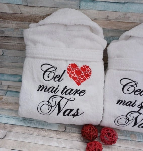 Set halate bumbac personalizate Nasa si Nasu