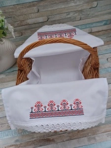 Stergar pentru coș coliva .Prosop cos coliva