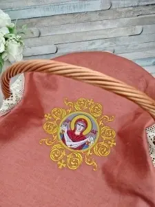 Stergar brodat pentru cos Maica Domnului