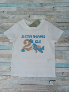 Tricou aniversare 2 ani Avion