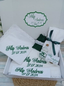 Trusou botez baiat Personalizat nume ,8 piese