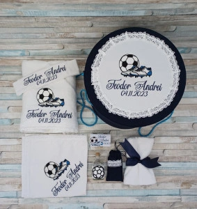 Trusou botez Micul Fotbalist -Fotbal ,9 piese