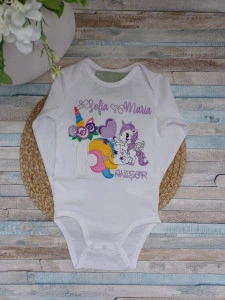 Body personalizat 1 an Unicorn