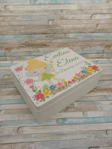 Cufar personalizat / cutie trusou din lemn pentru trusou Clopotica
