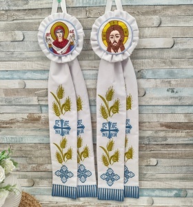 Paterite brodate Iisus Hristos si Maica Domnului II
