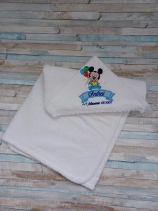 Prosop cu gluga personalizat Mickey Baloane 