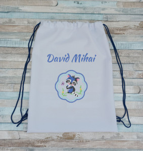 Rucsac gradinita/cresa personalizat prin broderie Raton