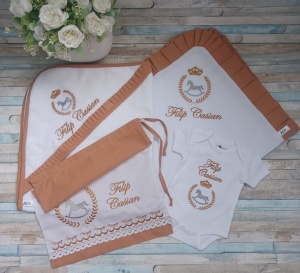 Set baita a doua zi -cadou Nou nascut Calut 4 piese