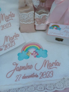 Trusou botez fetita Curcubeu