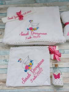 Trusou botez fetita Lebada ,8 piese