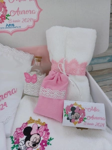 Trusou botez Minnie roz