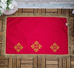 Acoperamant iconostas Cruci ,rosu
