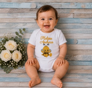 Body bebe personalizat nume - Albinuta