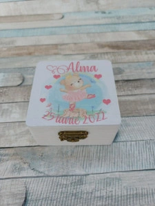 Cutiuta prima suvita personalizata Ursulet