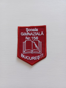 Matricola Scolara /Patch Textil /Patch brodat/Emblema Scolara