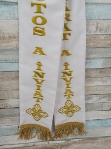 Paterita brodata -Hristos a Înviat/Adevărat a înviat Icoana Învierii Domnului