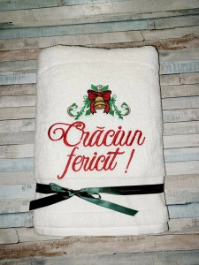 Prosop 70x140 cm Craciun fericit !