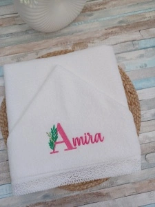 Prosop bebe personalizat Monograma