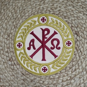 Ripida brodata pentru Sfantul Potir din material textil II