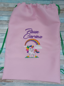 Saculet gradinita unicorn