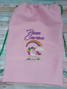 Saculet gradinita unicorn