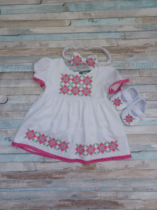 Set rochita ,botosei si bentita ,brodat traditional